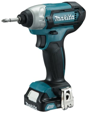 Makita TD110DSMJ klucz zasilany 1/4" 2600 RPM 110 N·m Czarny, Turkusowy 10,8 V