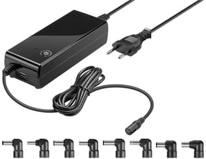 Goobay 55001 Netzteil/Wechselrichter für den Innenbereich, 90 W, schwarz