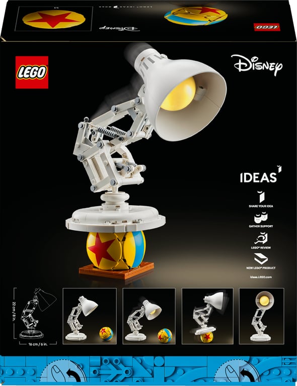 фото Блоковий конструктор LEGO Ideas Disney Pixar Luxo Jr. (21357)
