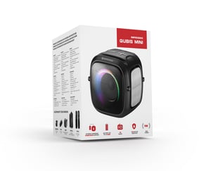 C-TECH Impressio Qubis mini Głośnik mono przenośny Czarny 5 W