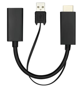 ProXtend HDMIF-PDP-0002 Kabeladapter 0,2 m HDMI + USB DisplayPort Schwarz