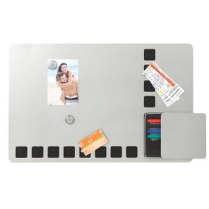 Rexel 1903812 Magnettafel und Zubehör 610 x 390 mm Grau