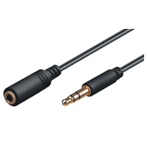 M-Cab 7200150 kabel audio 2 m 3.5mm Czarny