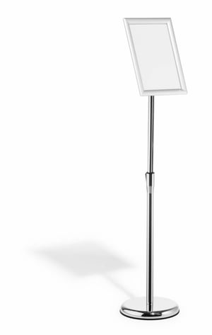 Durable 479823 Skyltfäste och informationsställ A4 Aluminium, plast, stål Silver