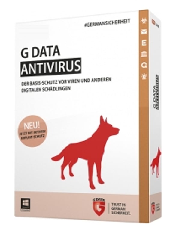 G DATA Antivirus Bezpieczeństwo antywirusowe 4 x licencja 1 lat(a)