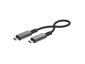 LINQ LQ48028 kabel USB USB4 Gen 3x2 0,3 m USB C Czarny, Szary
