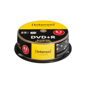 Intenso DVD+R 8.5GB 8x Double Layer 25-pack Cakebox 8.5 GB DVD+R DL 25 pcs.