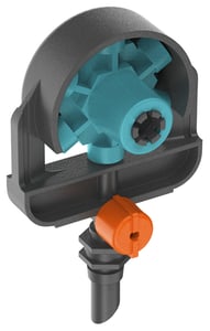 Gardena MDS 6-Pat.Spray Black Nozzle, End-Mounted
