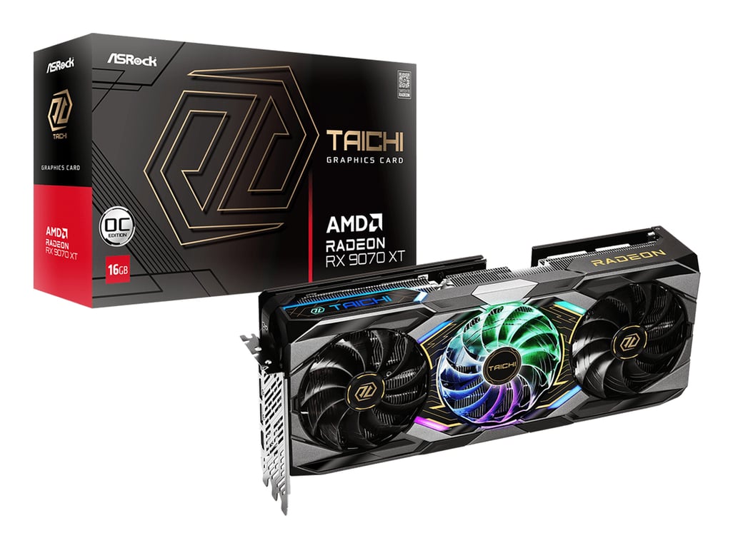 Asrock Taichi Radeon RX 9070 XT OC AMD 16 GB GDDR6