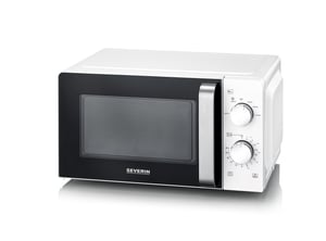 Severin MW 7885 mikrovågsugn Svart, Vit Solo-mikrovågsugn för bänkskiva 17 l 700 W