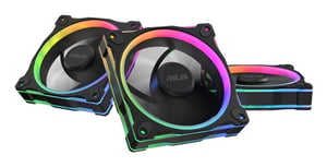ASUS Prime MR120 Fan ARGB Reverse Black 3-in-1 Computer Case 12 cm Fan Black 3 pcs.