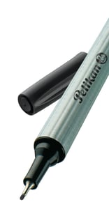 Pelikan 940601 Extra Fine Fine-Tip Pen, Black, 3-pack