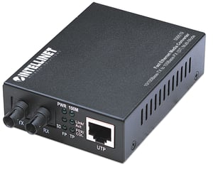 Intellinet 506519 Netzwerkkonverter 100 Mbit/s 1310 nm Multifunktional Schwarz