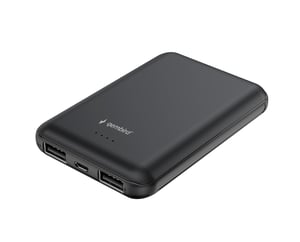 Gembird PB05-01 Lithium-Ionen-Powerbank (Li-Ion) 5000 mAh Schwarz