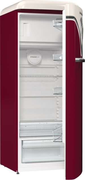 Gorenje OBRB615DR chłodziarko-zamrażarka Wolnostojący 247 l Bordowy