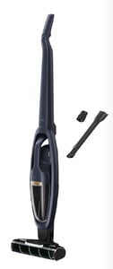 AEG QX7-1-P5IB 2-in-1 Upright Vacuum Cleaner, Battery-Powered, Dry, Bagless, 0.3 L, Blue, Metallic, 2.1 Ah