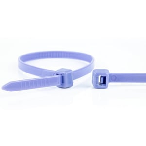 WKK 11032771 kabelband, avtagbart kabelband, plast, lila, 100 st.