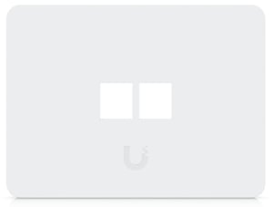 Ubiquiti UACC-WP-KEYSTONE-H-2P Rahmen für Steckdosen und Schalter, Weiß