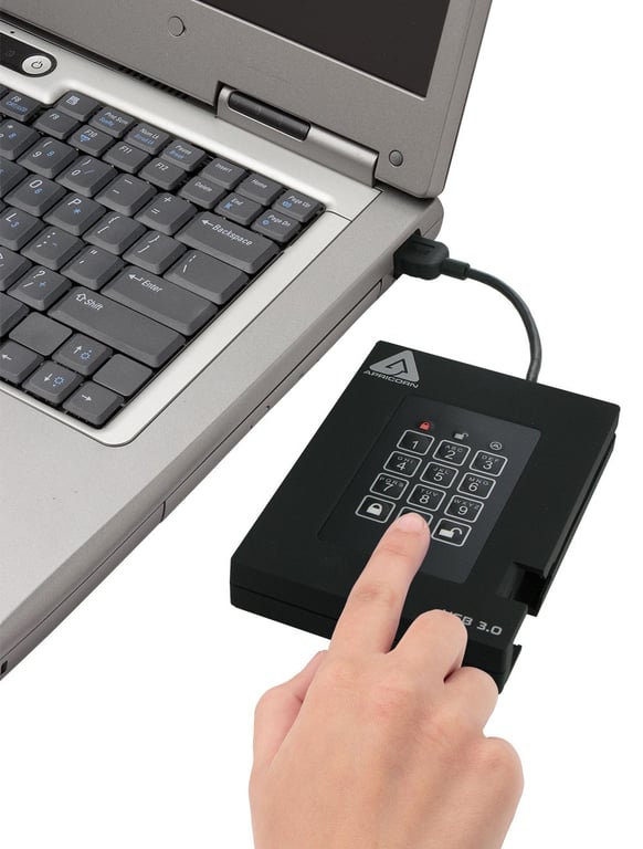 фото SSD накопитель Apricorn Aegis Padlock Fortress 256 GB (A25-3PL256-S256F) 1