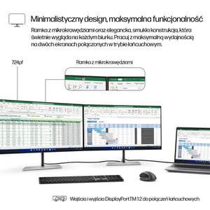 HP Monitor Pro seria 7 FHD – 724pf, 23,8″