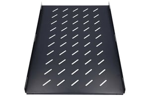 Extralink 1U Rack 750mm Black 19", 752 x 472mm, point-mounted, for cabinets with a depth of 1000mm