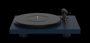 Pro-Ject Debut Carbon EVO Gramofon z napędem pasowym Niebieski Pół-automatyczny