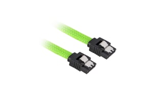 Sharkoon SATA 3-kabel, 0,45 m, SATA 7-stifts, svart, grön