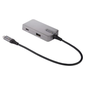 StarTech DKT31CHPD3 Wired USB 3.2 Gen 2 (3.1 Gen 2) Type-C Docking Station, Gray