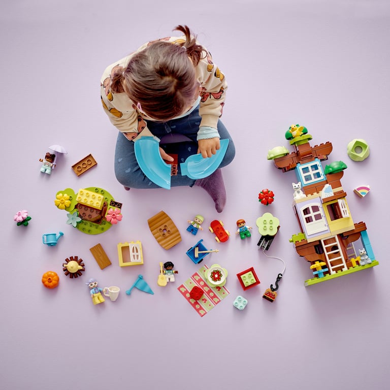 фото Блоковий конструктор LEGO Duplo Будиночок на дереві 3 в 1 (10993)