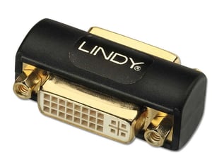 Lindy 41233 DVI Cable Adapter, Black