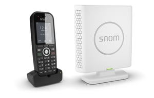 Snom M430 DECT Phone Caller Name and ID Black, White