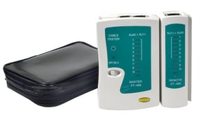 EFB Elektronik 39939.1 tester kabli sieciowych Tester kabli skrętakowych Zielony, Szary