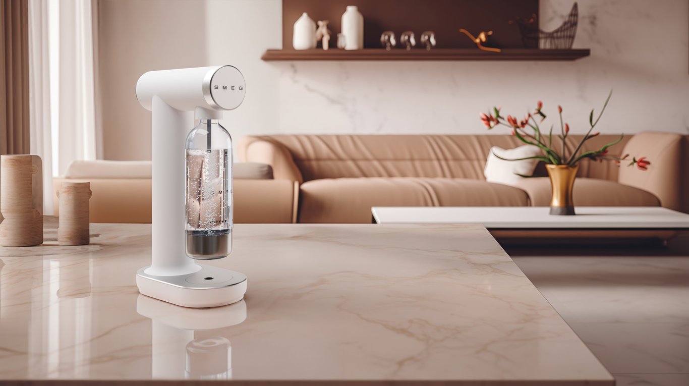 Smeg SKC01WHM saturator Plastik Biały
