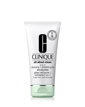 Clinique All About Clean 2-in-1 Cleansing + Exfoliating Jelly Żel oczyszczający Kobiety 150 ml