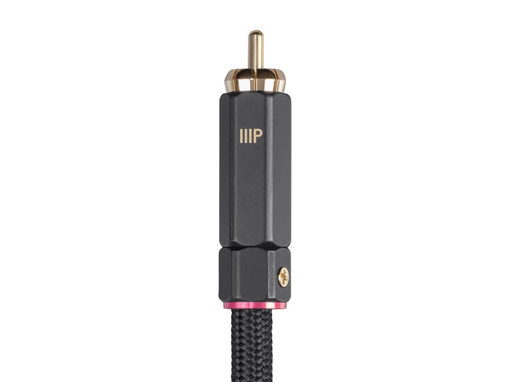 Monoprice 21679 kabel audio 1,82 m RCA Czarny