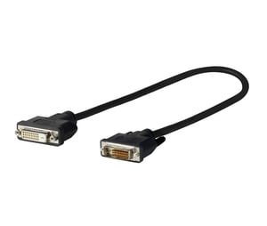 Vivolink PRODVIADAPDVI DVI Cable, 0.2 m, DVI-D, Black