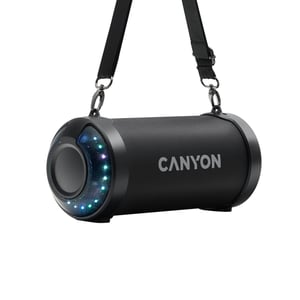 Canyon BSP-7 Portable Stereo Speaker, Black, 9 W