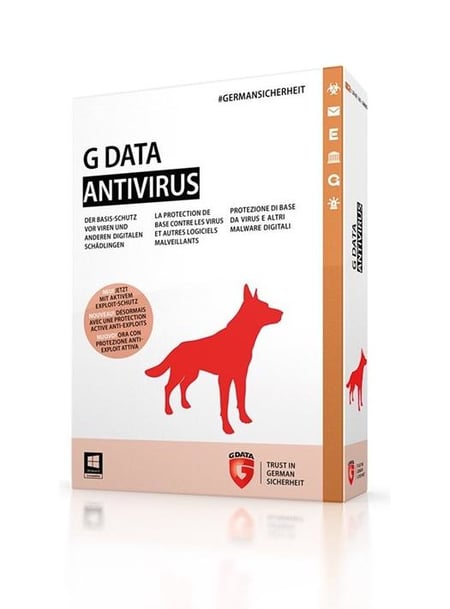 G DATA AntiVirus, ESD, Win, Full, 2 Y, 6 U, D/F/I 6 x licencja Pobieranie oprogramowania elektronicznego (ESD) Niemiecki, Francuska, Włoski 2 lat(a)