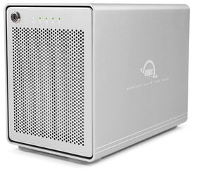OWC Mercury Elite Pro Quad HDD-hölje, silver, 2,5/3,5"
