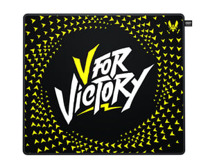 CHERRY XTRFY GP5 Vitality Black Podkładka dla graczy Czarny, Biały, Żółty