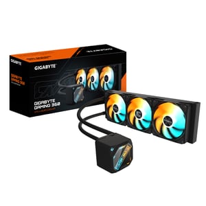 GIGABYTE GAMING 360 All-in-One-Flüssigkeitskühler für den Prozessor, 12 cm, schwarz, 1 Stück