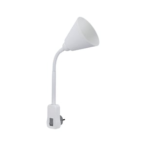 Paulmann Junus Clip Table Lamp E14 White