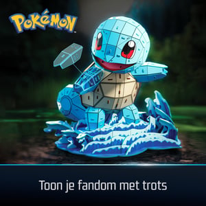 4D Build FDP FAP Pokémon Squirtle GML 3D-Puzzle, 180 Teile. Zeichentrickfilme