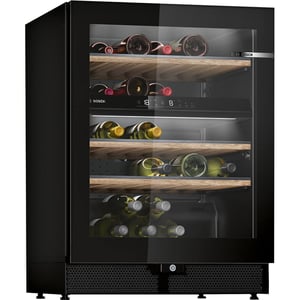 Bosch Serie 6 KWK16ABGB Weinkühlschrank Weinkühlschrank mit Kompressor Freistehend Schwarz 44 Flaschen.