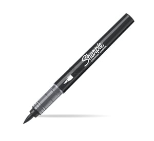 Sharpie 2218069 marker 1 szt. Końcówka pędzlowa Czarny