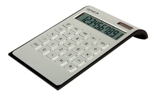 Genie DD400 kalkulator Desktop Podstawowy kalkulator Czarny, Srebrny