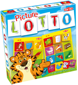 Tactic Picture Lotto Card Game Gambling Games
