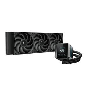 DeepCool MYSTIQUE 360 All-in-one-vätskekylare för processor, 12 cm, svart, 1 st.