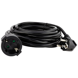 REV 0016050514 Verteiler 5 m 1 x Netzsteckdose, für den Innenbereich, schwarz