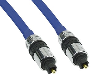 InLine 2m Premium Opto Toslink kabel audio Niebieski